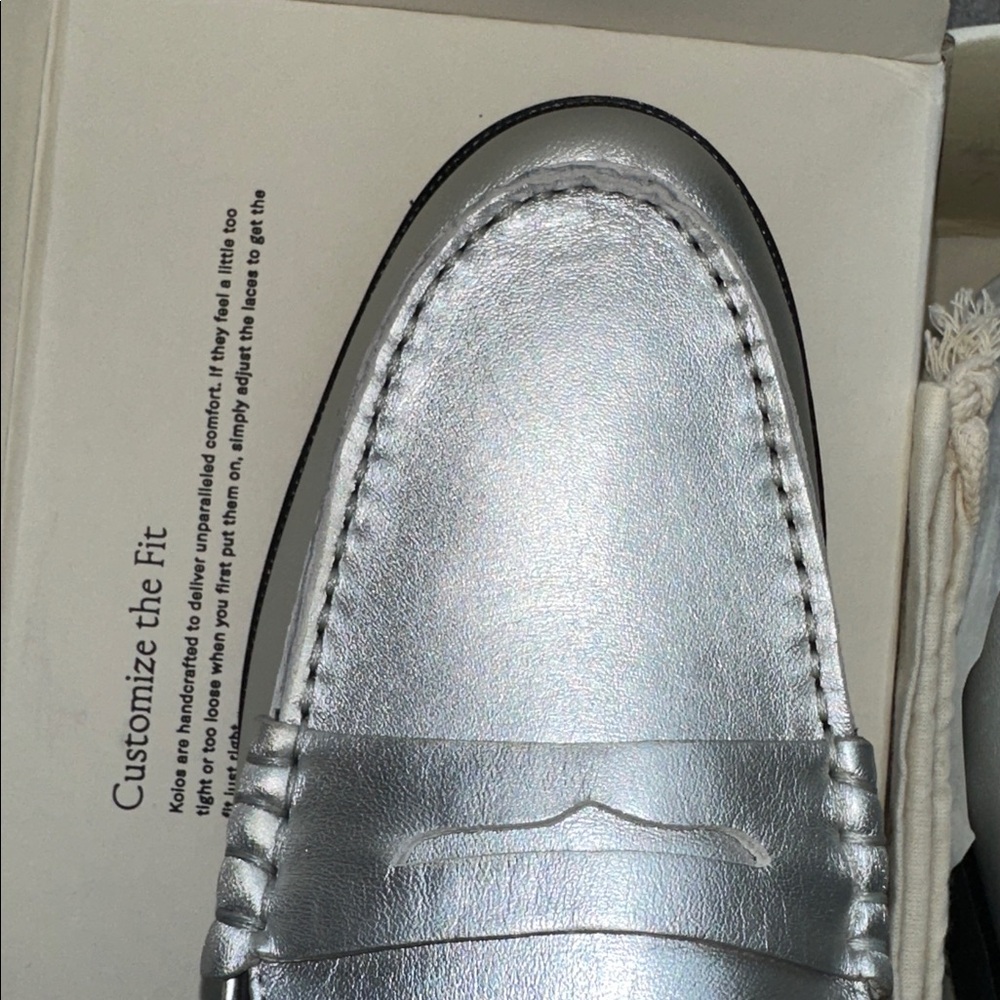 KOIO Brera Loafer in Sterling (Silver)/ size 39 - Picture 10 of 13